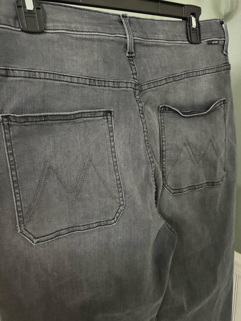 Mother The Wrapper Patch Springy High Rise Jogger Jeans Size 32 - Picture 7 of 11